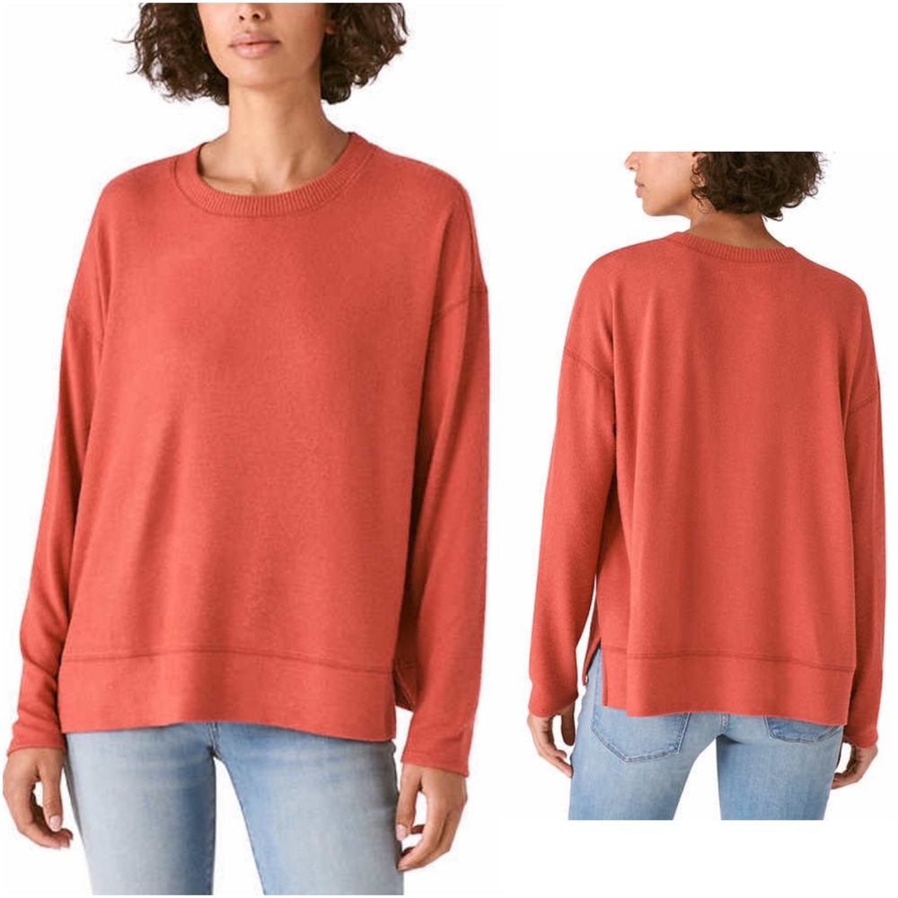Lucky Brand Cozy Crewneck Lightweight Sweater - Picture 3 of 11